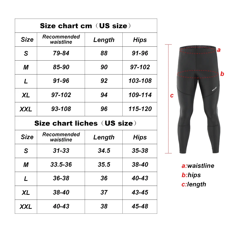 ARSUXEO Men's Compression Running Pants Training Pants Fitness Leggings Tights Sports Trousers Reflective Spring Autumn P9018