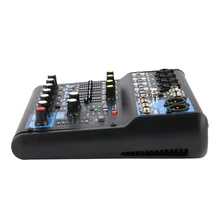 8 Channel DJ Powered Mixer Professional Power Mixing Amplifier USB Slot 16DSP+48V Phantom Power for Microphones US Plug