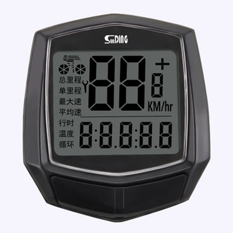 

JS Free Shipping Bicycle Display Intelligent Control Panel Display Bicycle Cable Code Meter Speedometer Odometer Code Table CE