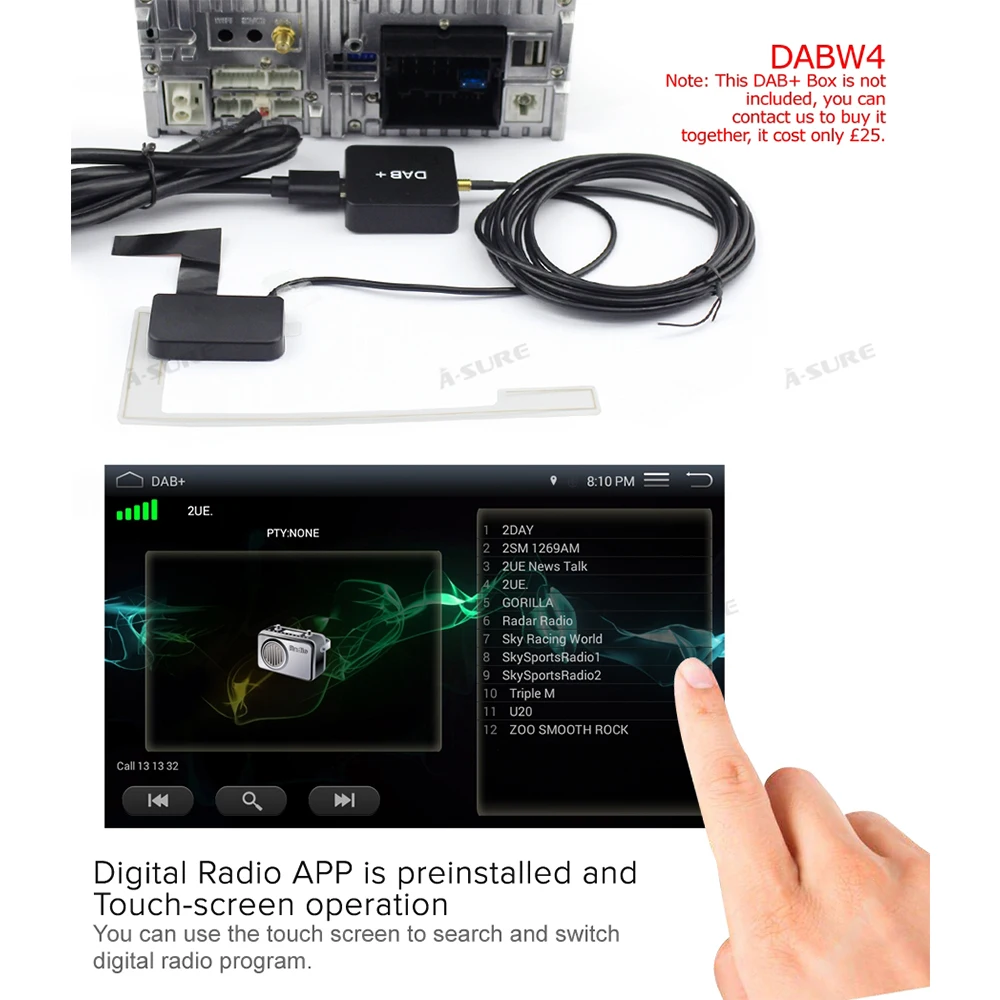 Flash Deal A-Sure 2 Din 7 Inch Car Radio Player GPS For Ford Focus Galaxy S-Max C-Max Mondeo Kuga RDS SWC Bluetooth CD DVD USB Mirror Link 3