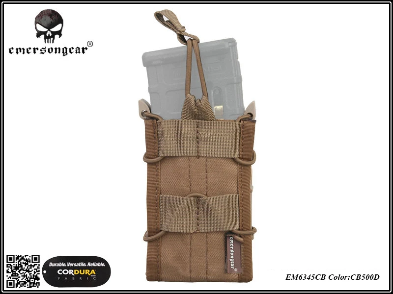 Сумка для магазина EmersonGear с одним блоком Боевая Molle Магнитная сумка Койот