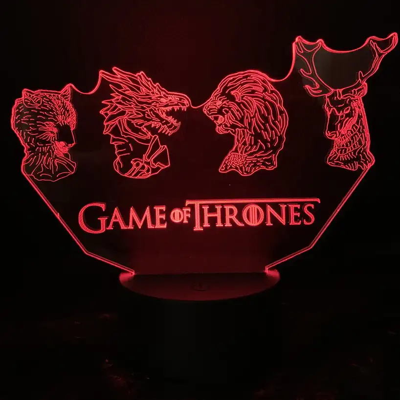 Detail Feedback Questions about Iron Throne Table Lamp Bedroom USB