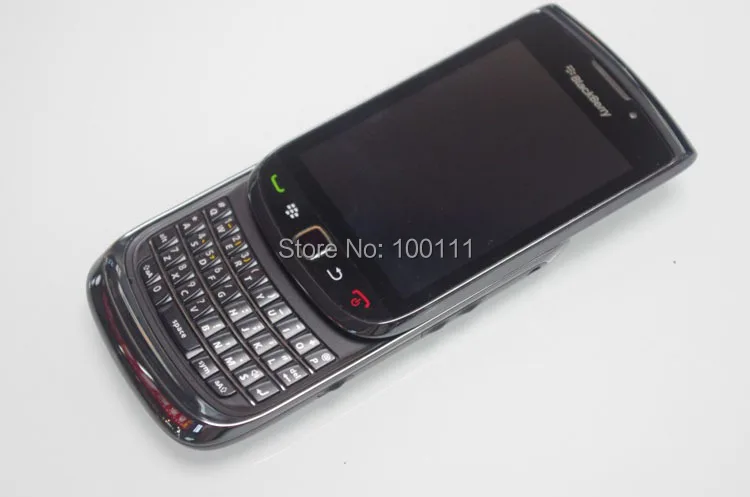 Телефон Blackberry 9800, Bluetooth, wifi, сенсорный экран+ QWERTY клавиатура Восстановленный слайдер для сотового телефона