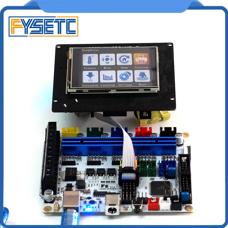 F5 V1.2 плата управления Замена базы 1 4 и Ramps Плата контроллера + TFT 28 V3.0 дисплей
