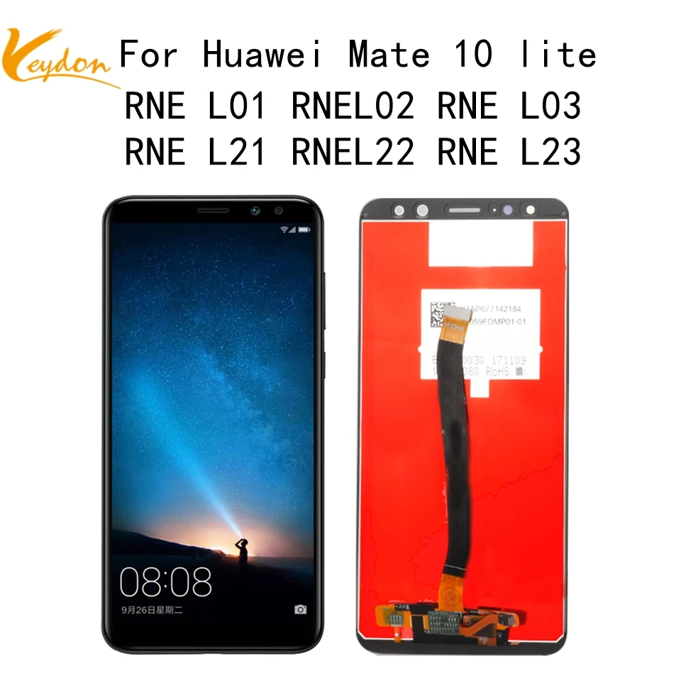 

For Huawei Mate 10 Lite LCD Display Touch Screen Digitizer For Huawei Mate 10 Lite LCD Mate10 Lite Screen RNE L01 L02 L03 L21 L2