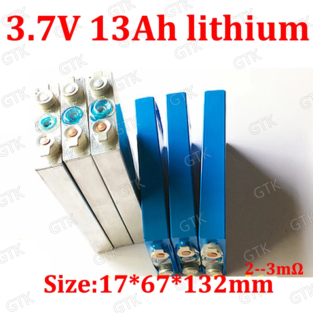 

GTK 7pcs 3.7v 13ah li ion 3C 3.7v 12ah lithium ion battery for diy 12v 24v ebike Energy storage Ups emergency power supply