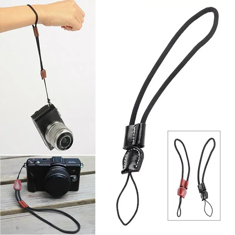 1Pcs 25 x 2cm Camera Wrist Hand Strap Leather for Canon for Nikon for