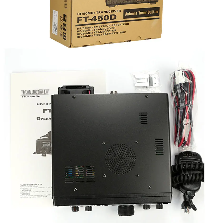 Подходит для Yaesu FT-450D HF/50 MHZ 100W мощность коротковолновый Полный режим автомобильный радиопередатчик