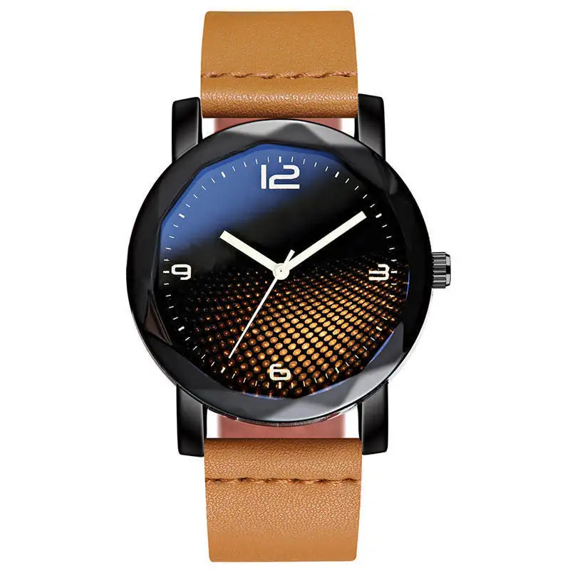 

Starry Stylish Leather Quartz Men Watch BGG Brand Black Dial Mens Military Watch male Fashion Casual Sport Wrist Watch Relojes