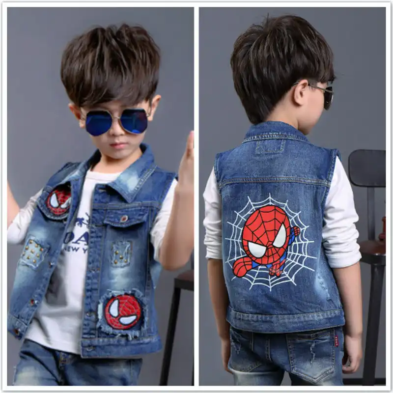 children's denim vest