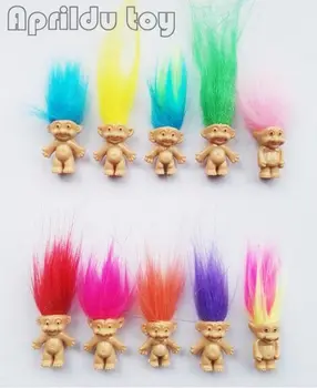

Hair Troll Family Members Daddy Mummy Baby Boys Girls Dam Anime Trolls Kids Toys for Children Birthday Gift