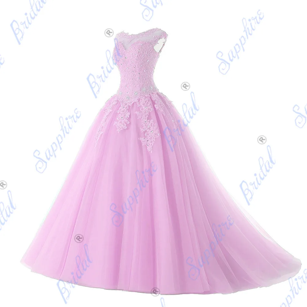BLF-21 Favordear Бальные платья 15 лет Vestidos De 15 Anos с крышкой без рукавов Мятные красные розовые бирюзовые Бальные платья вечерние сексуальные платья - Цвет: BLF-21