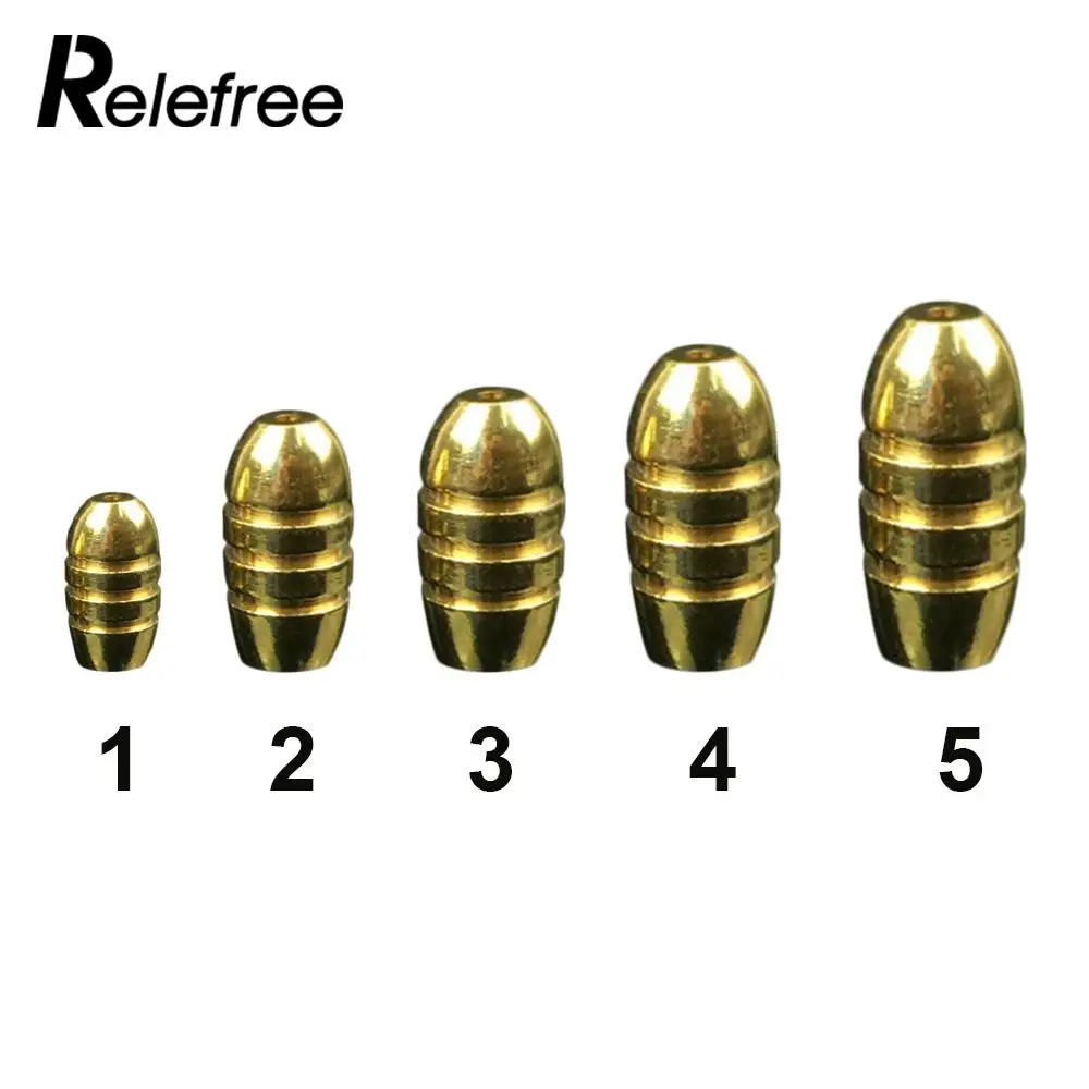 

Copper Copper Fall Fishing Lead Fish Drop Practical Sea Fishing Weights Sinker Fishing Line Blast Hook