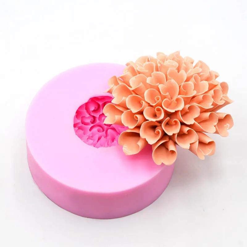 

3D Hydrangea Silicone Mold Fondant Cake Mold Chocolate Mold Plaster Flower Molds