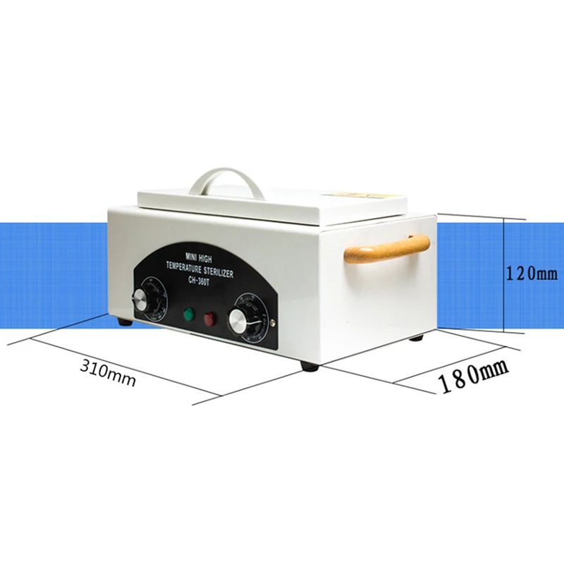 Мини высокотемпературный стерилизатор щипчики для маникюра ножницы для салона Портативный ногтей оборудование сушилка; стерилизатор коробка ногтей инструменты