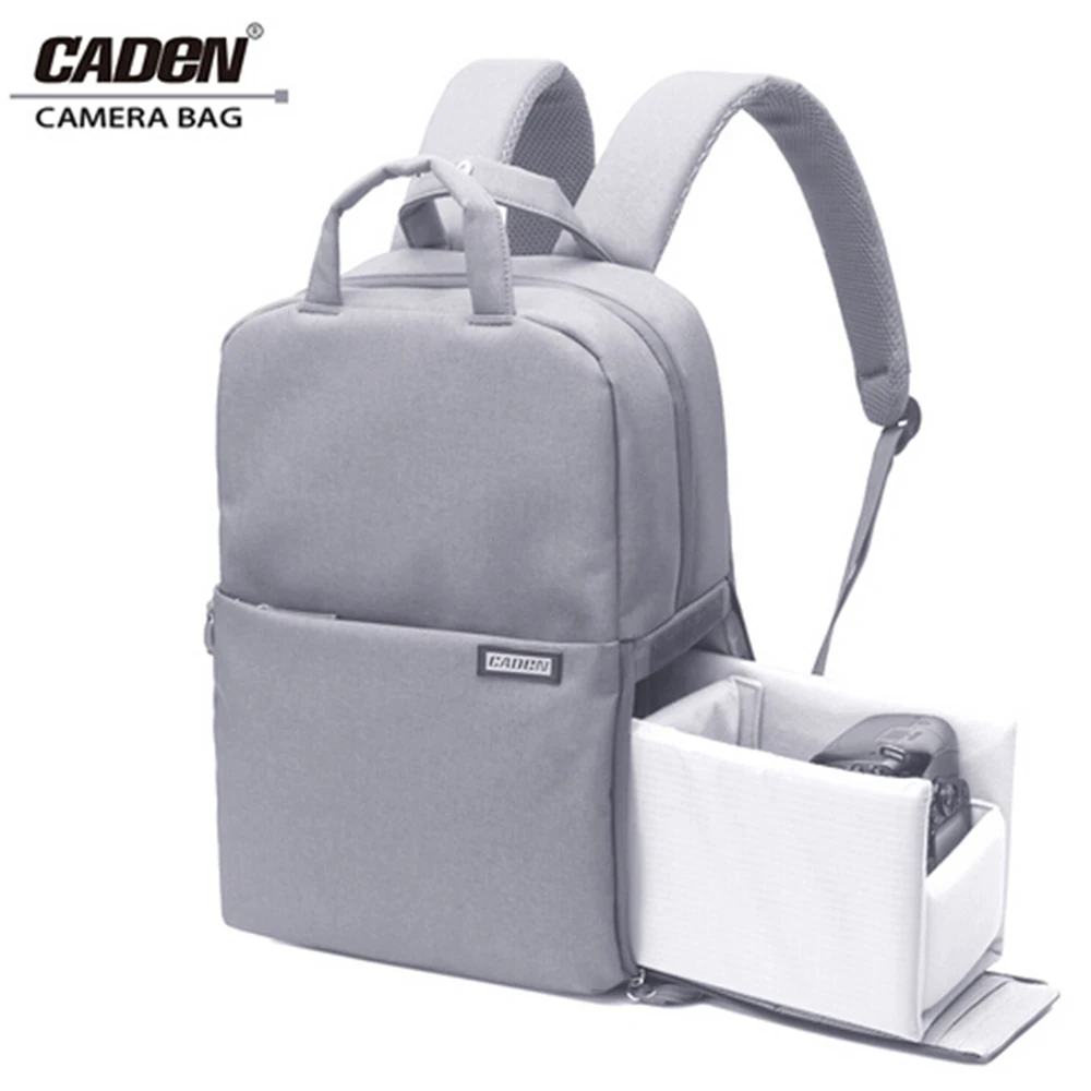 Caden камера сумка Цифровой Путешествия Водонепроницаемый ноутбук DSLR рюкзак сумки на плечо противоударный для Canon Nikon D60 D90 D3100 D3200 L5