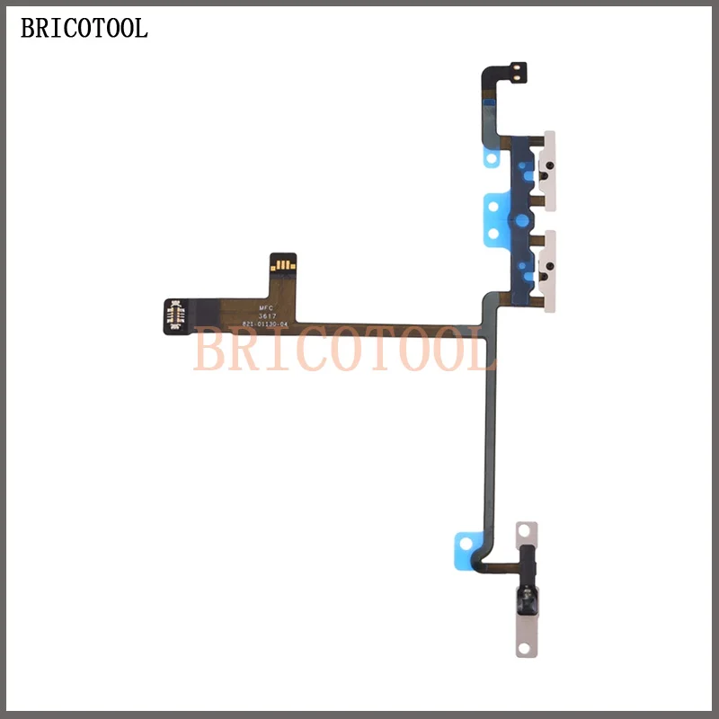 

YUEYAO 10pcs/lot Volume Button Flex Cable For iPhone X Switch On Off Control Mute Flex Ribbon Cable