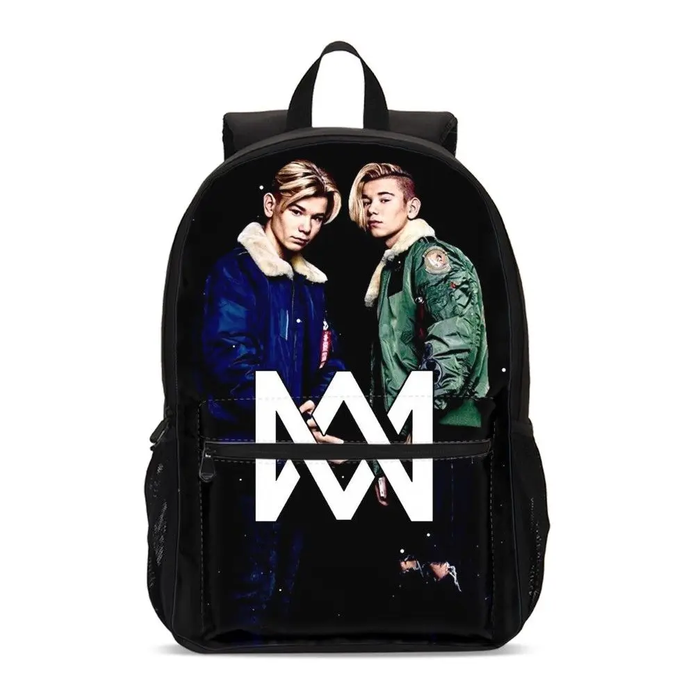 

Marcus And Martinus Print School Bags For Teenage Men Backpacks Boys 3D Print Children Modis Travel Bagpack Mochilas Mujer 2018