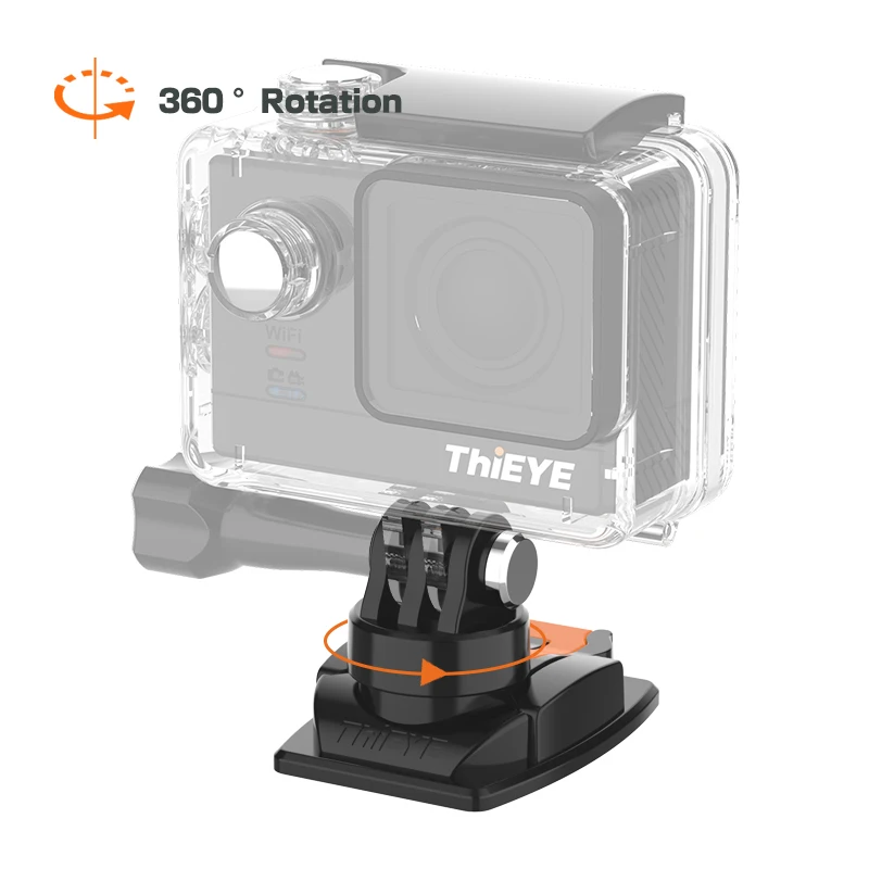 ThiEYE 360 Degree Rotate Quick Release Buckle Vertical Surface Mount For ThiEYE GoPro Hero 6 5 7 Yi 4K Eken Action Camera