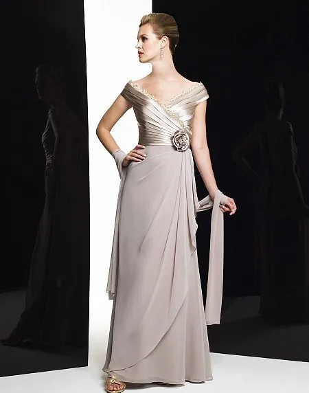 

free shipping 2013 new design vestidos de festa long chiffon dress hl cap sleeve party evening elegant dresses formales gowns