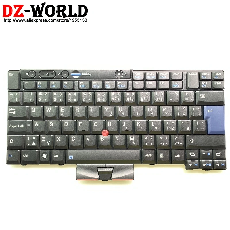 

CZ Czech Keyboard for Lenovo Thinkpad T400S T410 T410S T420 T420i T420S X220 X220i T510 T520 T520i W510 W520 Teclado 45N2149