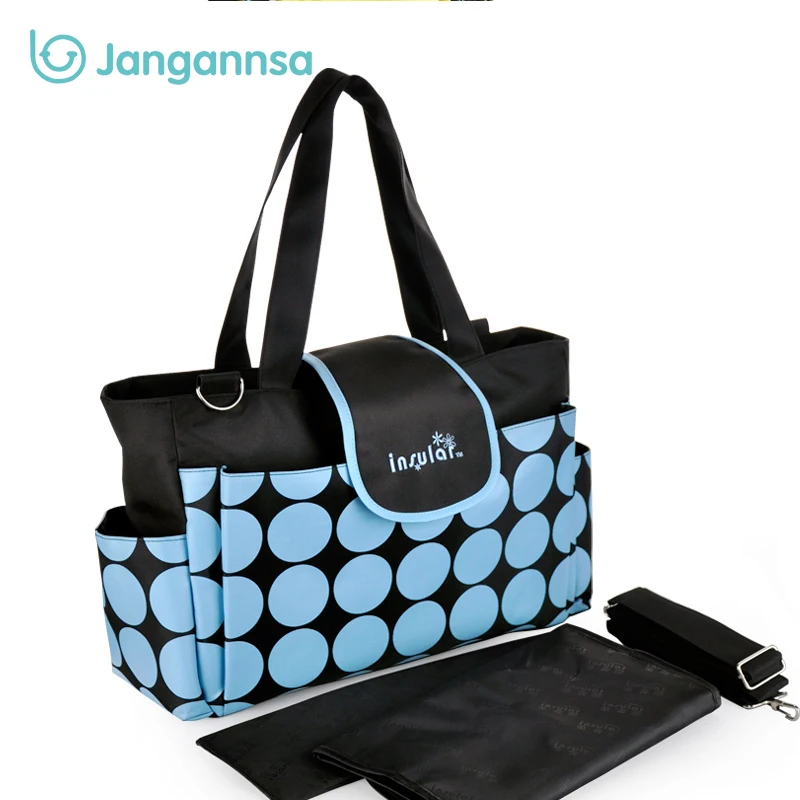 Large Capacity Baby Diaper Bags Waterproof Baby Maternity Pouch Polka