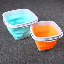 Высокое Качество рыболовные аксессуары инструменты 5L сильный EVA Силиконовый складной выдвижной утолщенный ведро для воды Карп рыболовные снасти