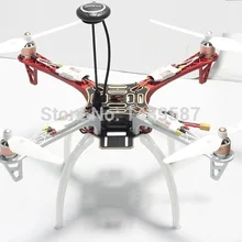 Радиоуправляемый Дрон F450 Квадрокоптер пламеколесо комплект/4 оси FPV+ APM 2,8/7 M gps+ OWLUAV 2212 мотор+ 30A ESC+ Опора+ шасси F450
