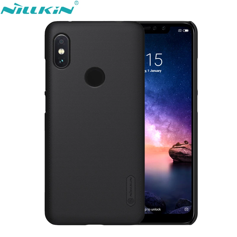 

NILLKIN Mobile Phone Cases for Xiaomi Redmi Note 6 Pro Case Cover Hard PC Shell Frosted Back Cover With HD Screen Protector