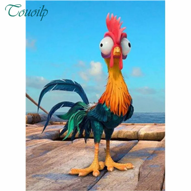 

5D DIY Diamond Painting Chicken Full Square Drill Diamond Embroidery Animal Diamond Mosaic Sets Picture Of Rhinestones Wedding