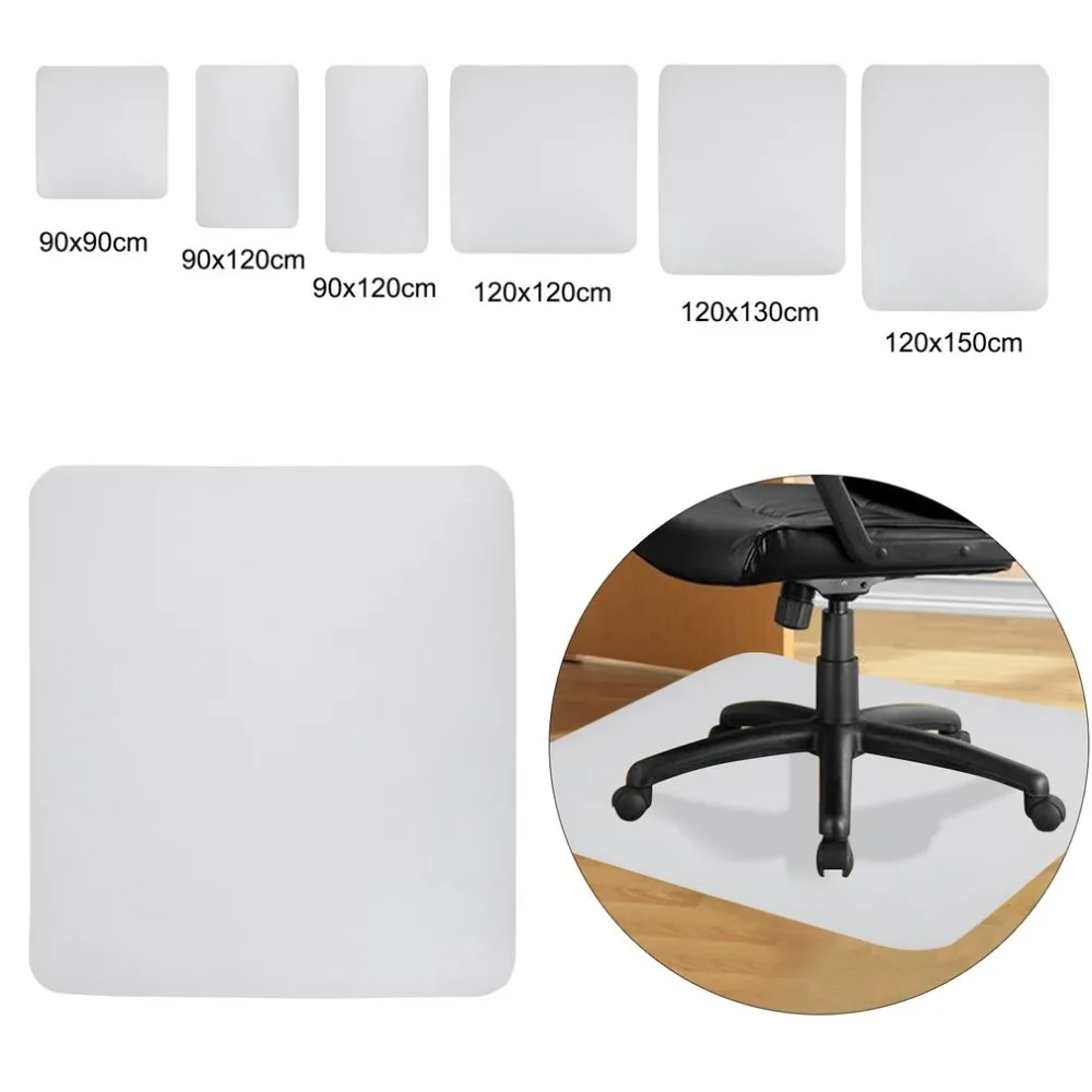 

Desk Chair Cushion Household Home Office Computer Work Chair Pad 120x150CM Floor Protective Mat Non-Skid Carpet