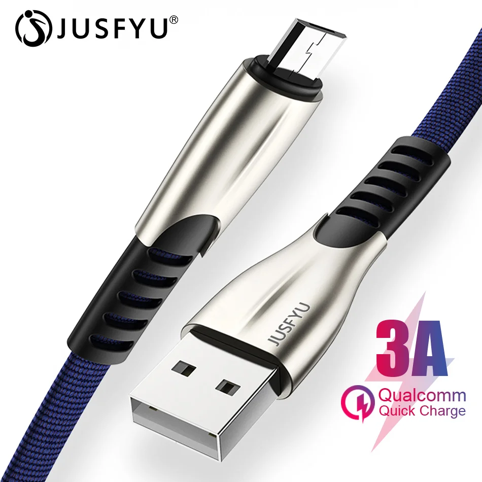

Quick Charge Lighting Cable For iPhone X Fast Charging 3A Data Sync Cord USB Cable For iPhone XS Max 7 6 Plus Samsung Huawei P30