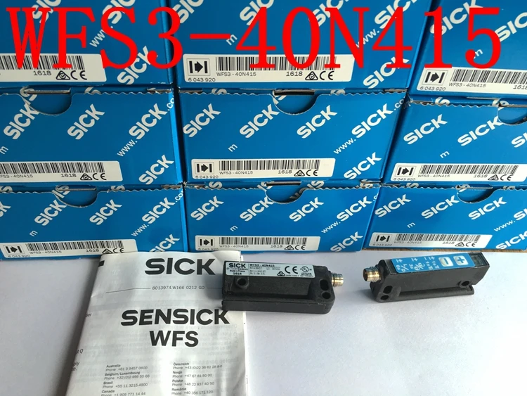 Совершенно новый оригинальный немецкий переключатель SICK slot WFS3 40N415 Каталог №