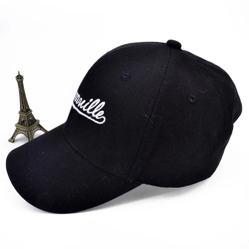 Dreamville Кепка на заказ неструктурированная Черная шапка для папы унисекс