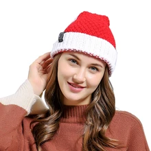 Хорошо! Открытый Бег Санта Клаус шляпа акриловая вязаная Лоскутная зимняя Рождественская вечеринка Декор костюм капитана одежда Nx