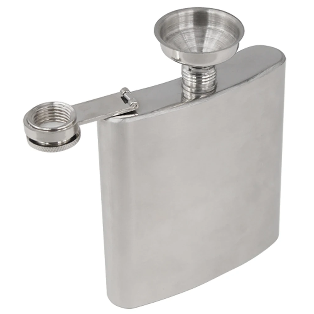 UK Stainless Steel Hip Liquor Whiskey Alcohol Pocket Flask Gift Box