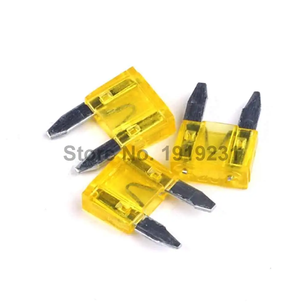 

20PCS 20A ATM Mini Fuse Auto Car Boat Motorcycle Blade