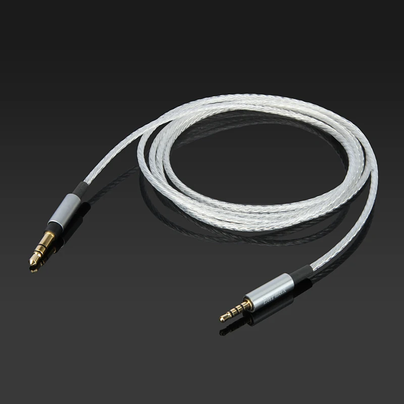 Top Quality Upgrade Replacement silver Audio Cable Wire For Bose SoundLink On Ear Headphones headset