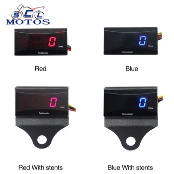 

Sclmotos-Koso Tach Hour Meter Tachometer Gauge Koso Mini RPM Meter Digital Square LCD Display Engine for HONDA for KTM Racing