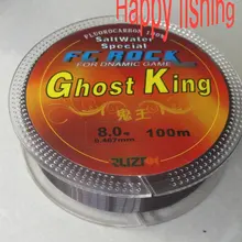 100 метра Dia.0.467mm 30lb фторуглеродных риф лески Наслаждайтесь Розничная Удобство по цена оптовой продажи