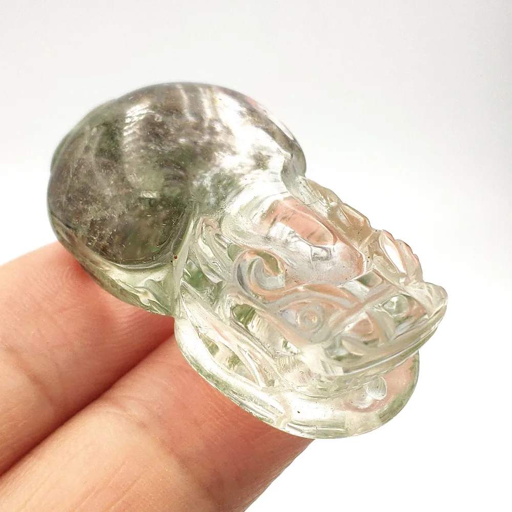 

Genuine Natural Green Phantom Pendant Pi Xiu Carved Women Man 100% Phantom Necklace Ghost Garden 36x21x15mm Drop Shipping AAAAA