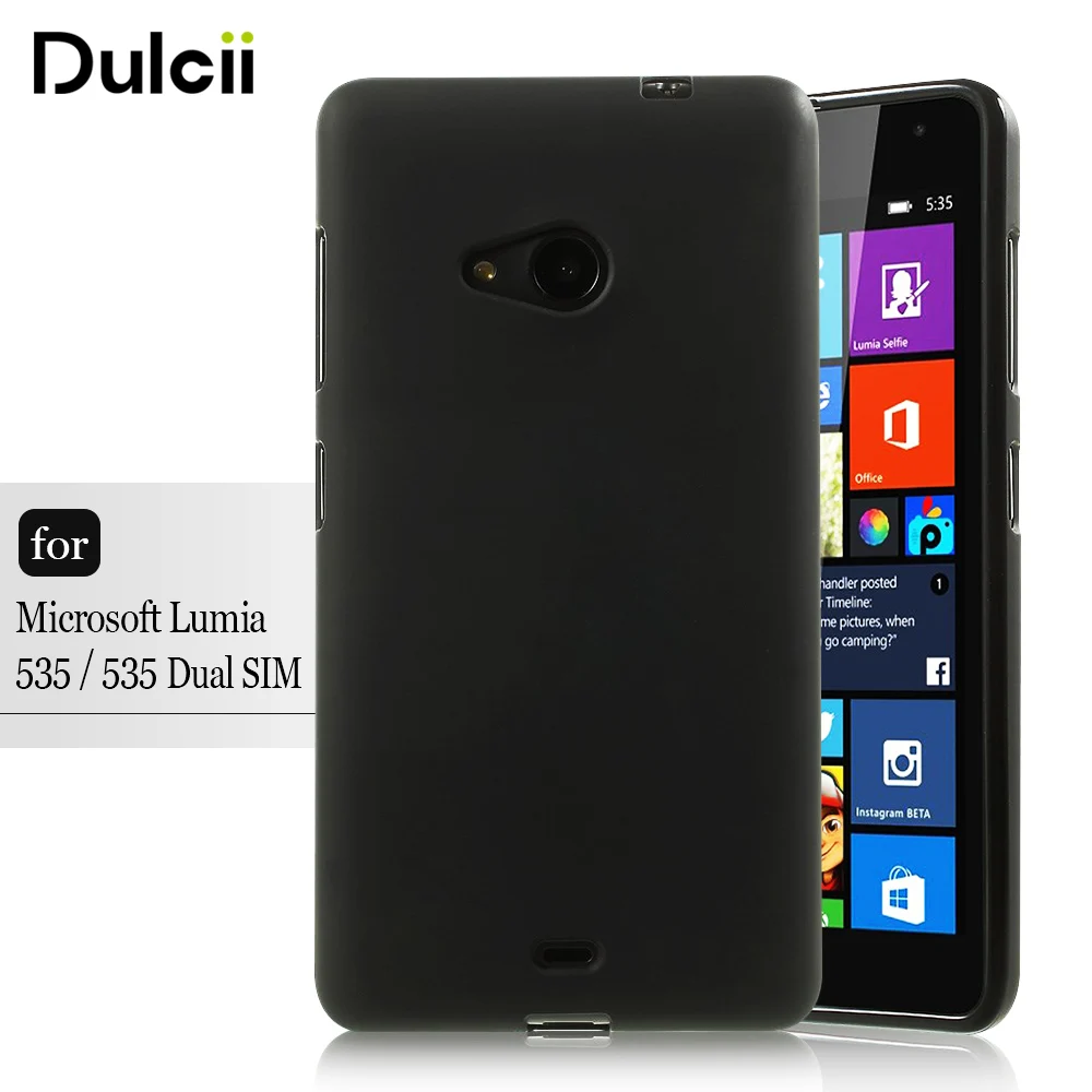 Dulcii чехол Чехол для microsoft Lumia 535 дешевые матовый из термопластичного полиуретана
