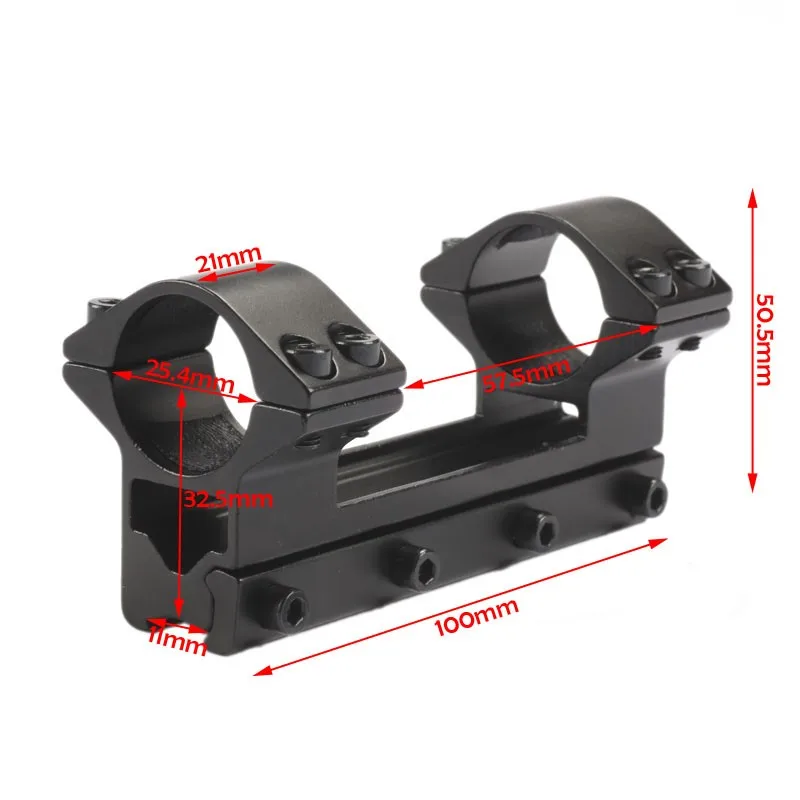 Охотничий цельный 30 мм или 25,4 мм двойной прицел кольца выше крепление для кольцо ласточкин хвост 11 мм/20 мм рейка Охотничьи аксессуары