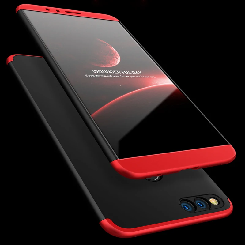 Honor7X Luxury 360 Degree Case For Huawei Honor 7X Cases With Tempered Glass Full Cover Phone 5.93'' | Мобильные телефоны и