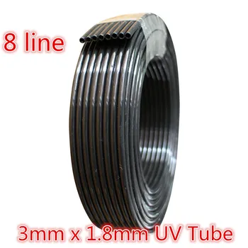 

10 meters/lot 8-line UV Ink Tube ECO Solvent -1.8mm*3mm tubing 8 way black