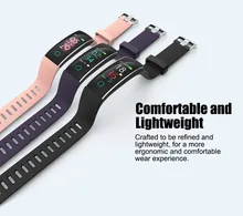 New Smart Wristband Bracelet with Heart Rate Blood Pressure  Pedometer multifunction smart band for Android IOS Fitnesstracker