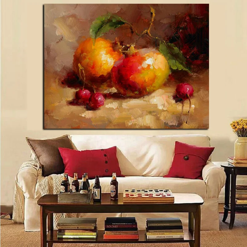 Картина маслом на холсте фрукты холсте|hd prints|oil paintingstill life oil painting |
