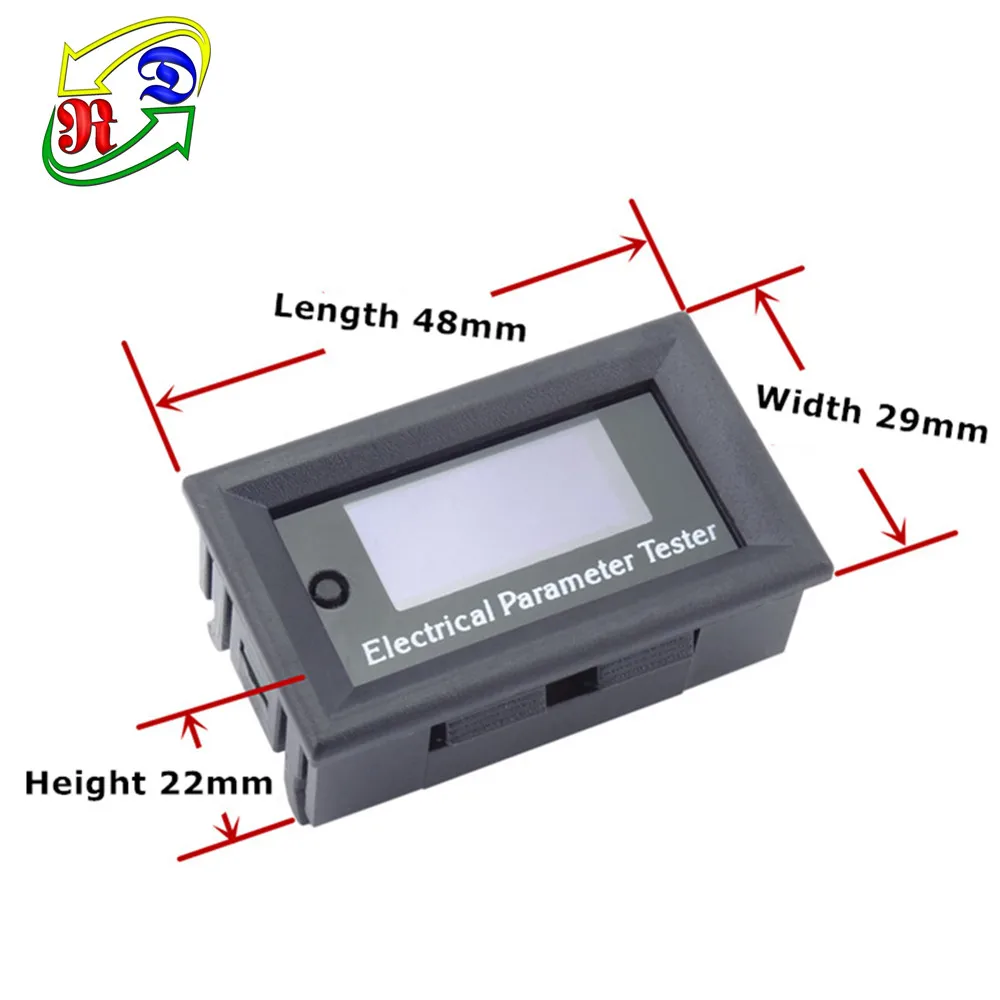 RD Двойной диапазон 100 v/50A/100A 7in1 OLED Многофункциональный тестер Напряжение точное время ёмкость Вольтметр Амперметр электрический счетчик