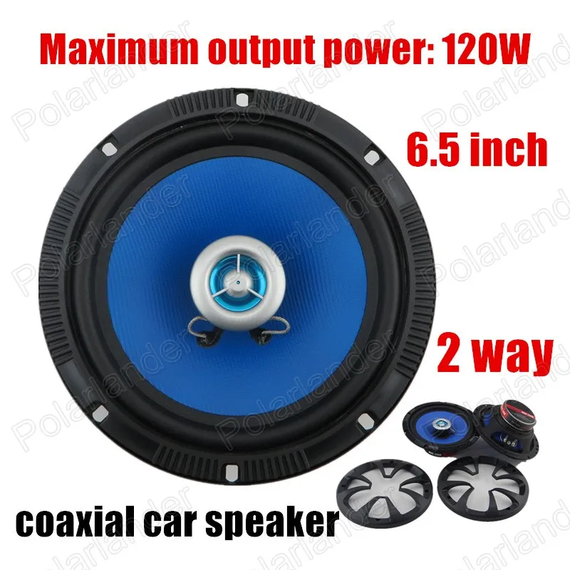 Лидер продаж Высокое качество нового автомобиля Subwoofer6.5 дюймов 2 way 2X120 Вт автомобильный коаксиальный динамик для всех автомобилей Автомобильная стереоколонка