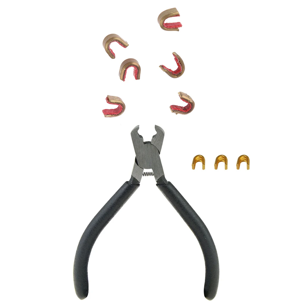 

9pcs Archery Bowstring Nocks Set Buckle Clips Nocking Point + Buckle Plier Loop Release Nocking Point Pliers for Compound Bow